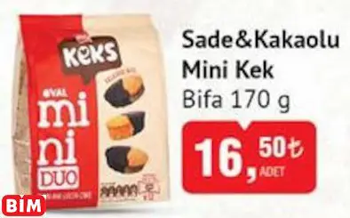 BİFA SADE&KAKAOLU MİNİ KEK